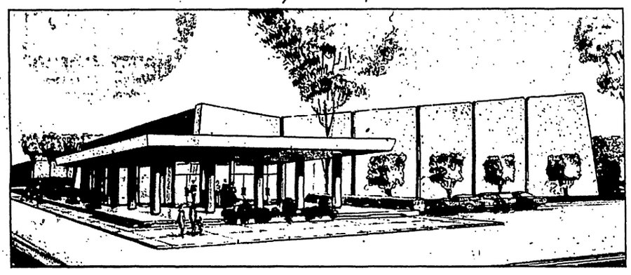 Flint Cinema - Rendering From 1967